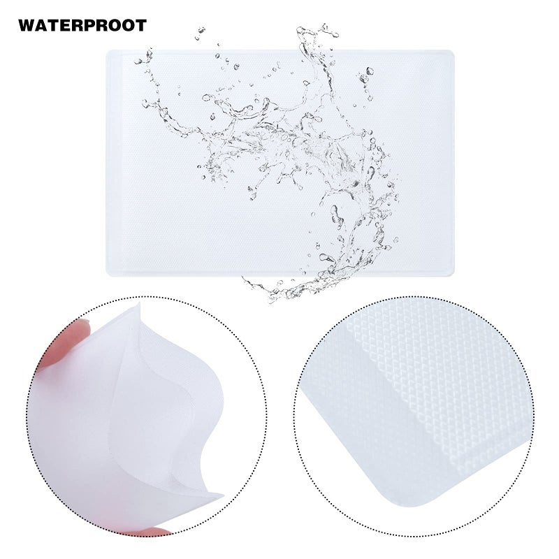 BronaGrand 100pcs Transparent Vertical ID Credit Card Holder Business Card Protector Sleeves - Image 4